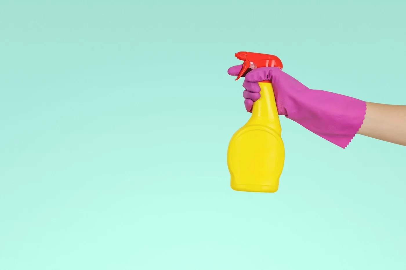 RS Cleaning Solutions cleaner with supplies
