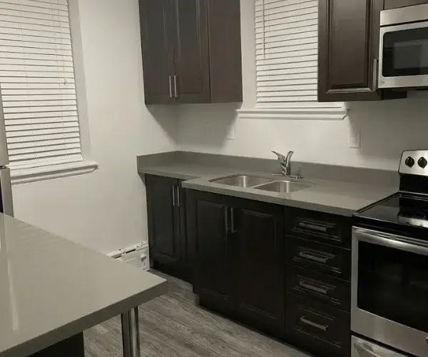 Kitchen after cleaning